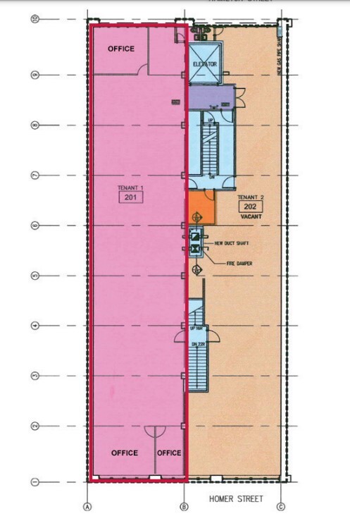 1062 Homer St, Vancouver, BC for lease Floor Plan- Image 1 of 7