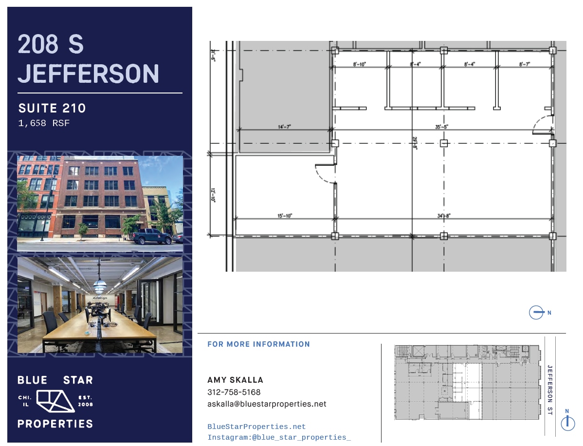 208 S Jefferson St, Chicago, IL for lease Interior Photo- Image 1 of 3