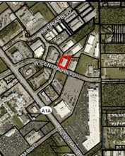 280 W Central Blvd, Cape Canaveral, FL - AERIAL map view