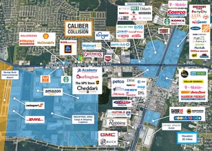 19723 Deerbrook Park Blvd, Humble, TX - AERIAL  map view