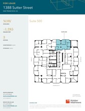 1388 Sutter St, San Francisco, CA for lease Floor Plan- Image 1 of 1