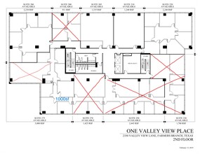 2350 Valley View Ln, Dallas, TX for lease Site Plan- Image 2 of 2