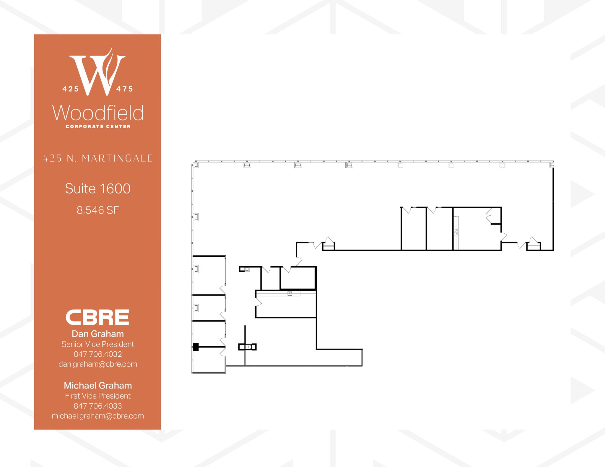 425 N Martingale Rd, Schaumburg, IL for lease Floor Plan- Image 1 of 1