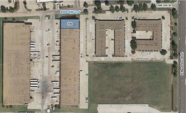 6100 NW 2nd St, Oklahoma City, OK for lease Aerial- Image 1 of 2