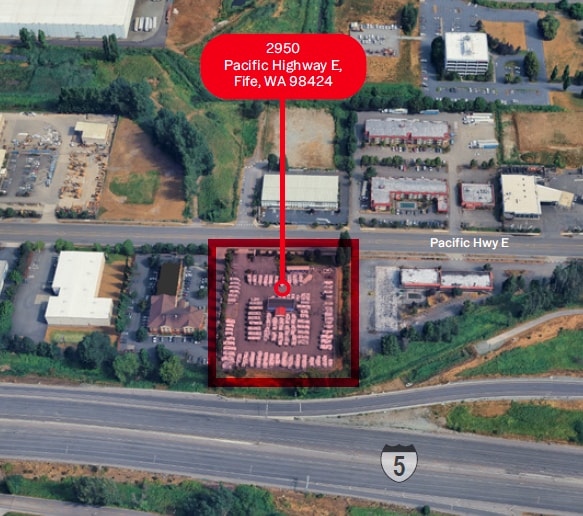 2950 Pacific Hwy E, Fife, WA for lease - Aerial - Image 1 of 1
