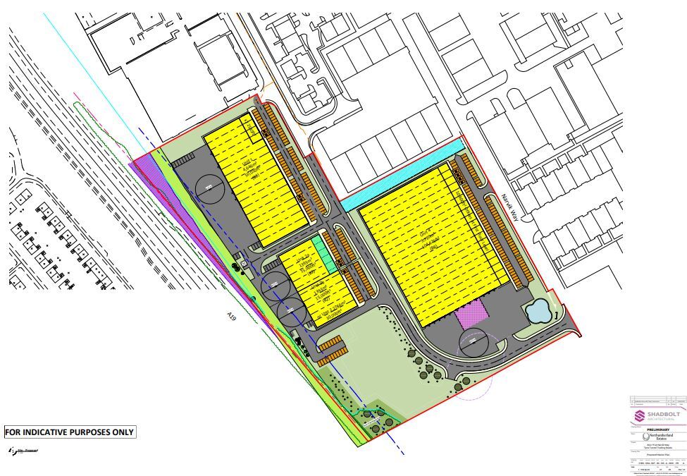 Venus Park, North Shields for lease Site Plan- Image 1 of 1