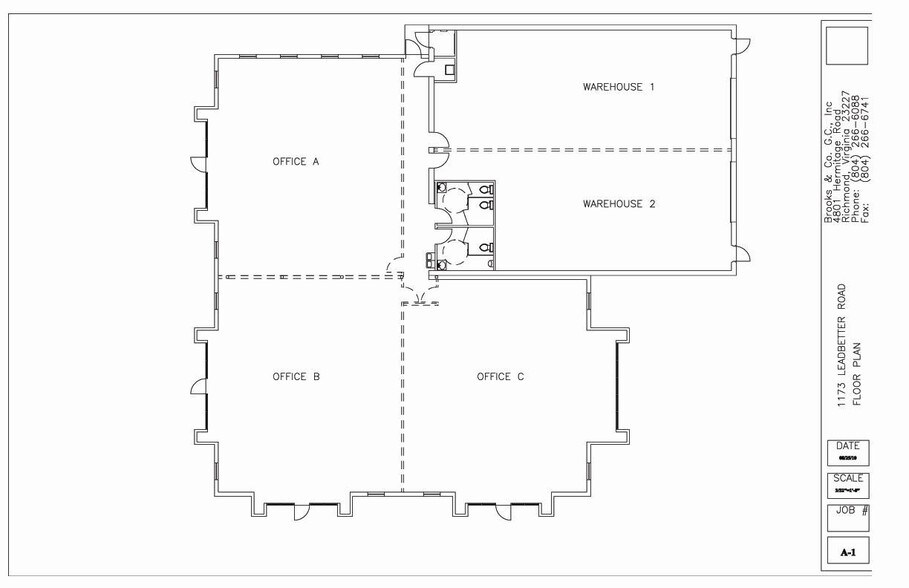 11173 Leadbetter Rd, Ashland, VA for sale - Floor Plan - Image 1 of 1