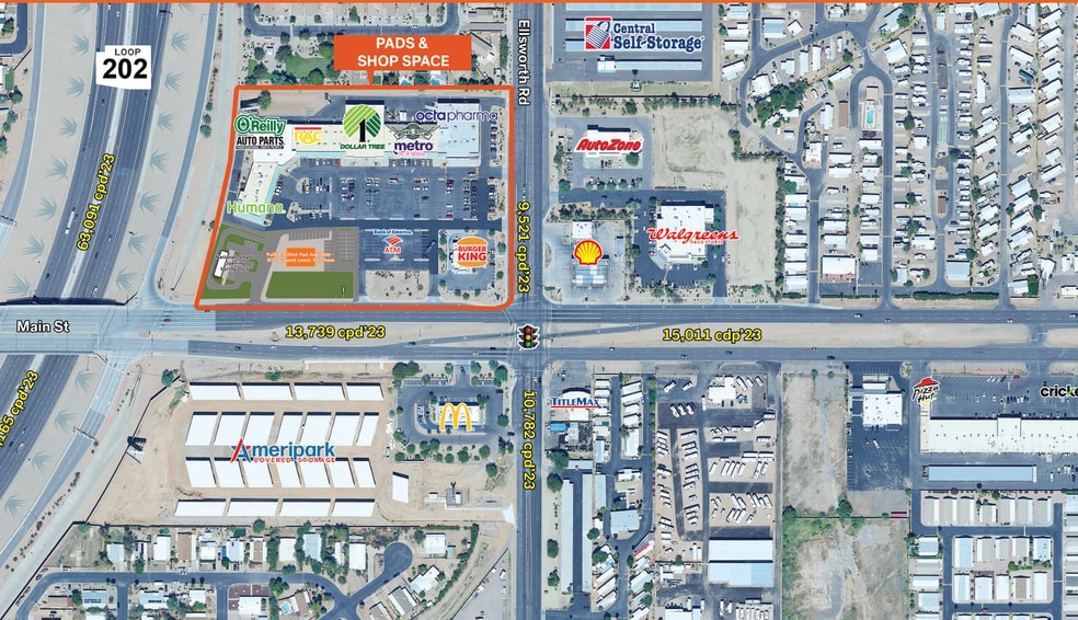 9124 E Apache Trl, Mesa, AZ for lease - Building Photo - Image 3 of 4