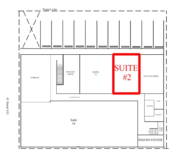 4202 17th Ave SE, Calgary, AB for lease Floor Plan- Image 1 of 1