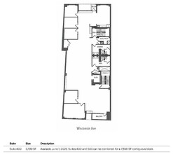 7514 Wisconsin Ave, Bethesda, MD for lease Floor Plan- Image 1 of 1