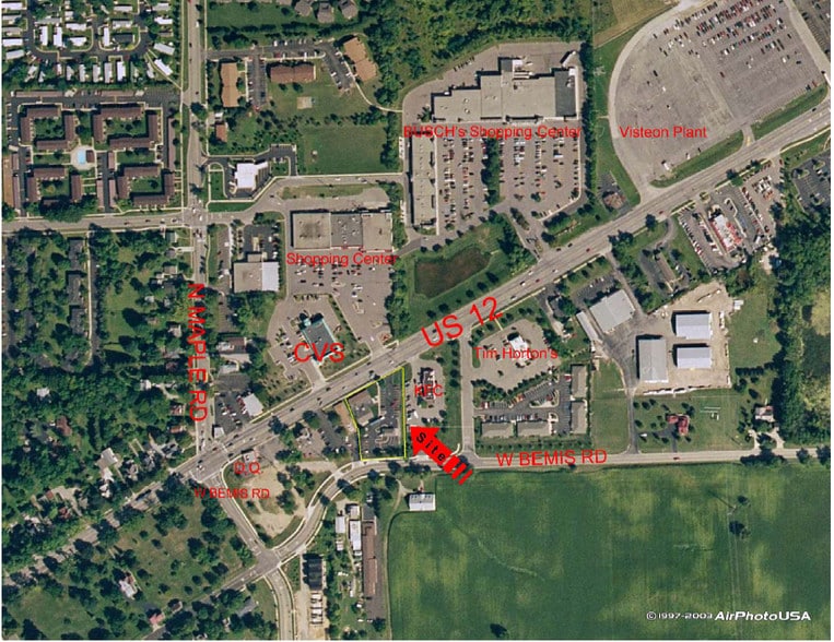 450 E Michigan Ave, Saline, MI for sale - Aerial - Image 3 of 7