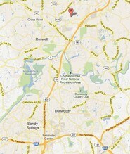 3080 Northfield Pl, Roswell, GA - AERIAL  map view