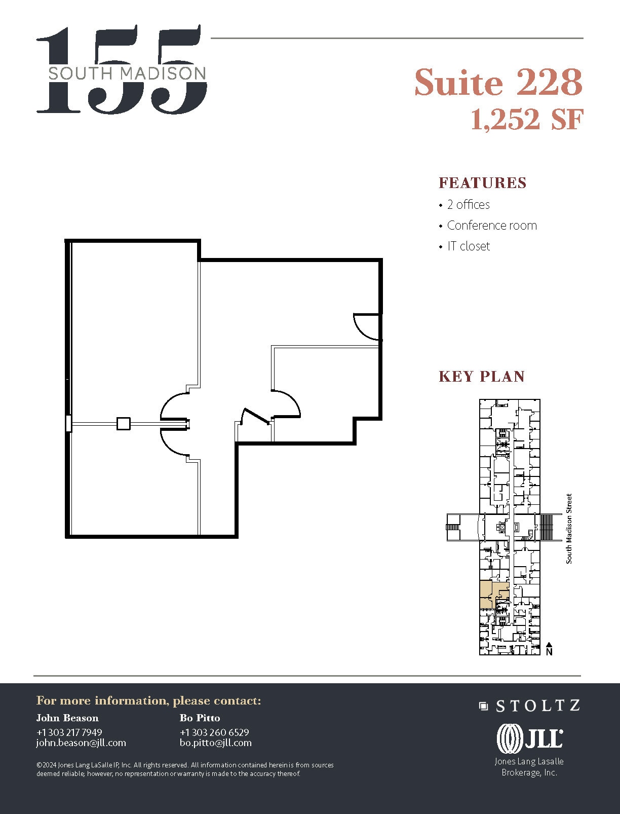 155 S Madison St, Denver, CO for lease Floor Plan- Image 1 of 1