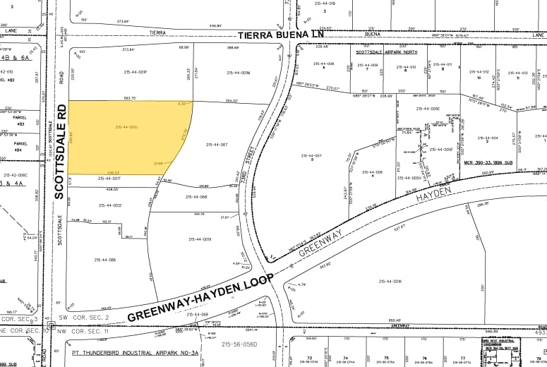 15507 N Scottsdale Rd, Scottsdale, AZ for sale - Plat Map - Image 1 of 1