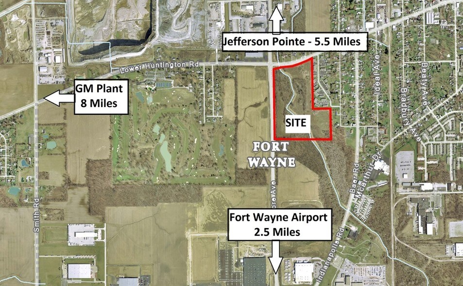 SEC Ardmore Ave & Lower Huntington Rd, Fort Wayne, IN for sale - Other - Image 1 of 6