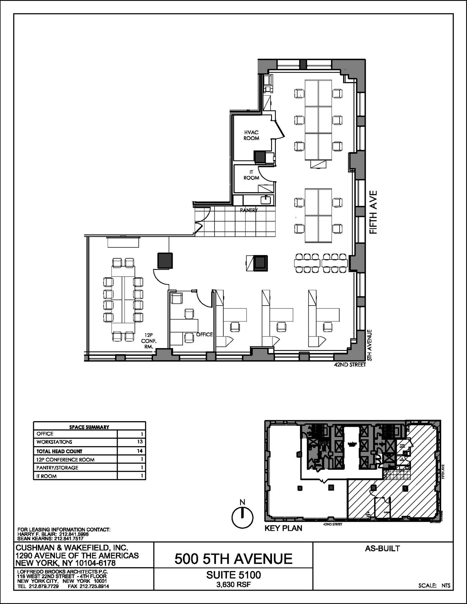 500 Fifth Ave, New York, NY for lease Floor Plan- Image 1 of 1