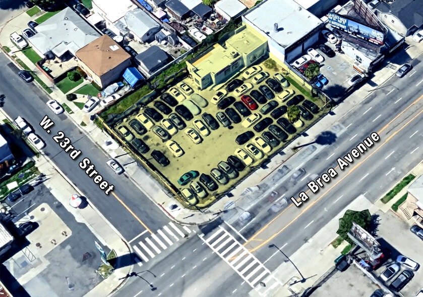 2315-2319 S La Brea Ave, Los Angeles, CA for lease - Aerial - Image 2 of 2