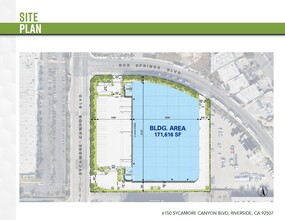 6150 Sycamore Canyon Blvd, Riverside, CA for lease Site Plan- Image 1 of 2