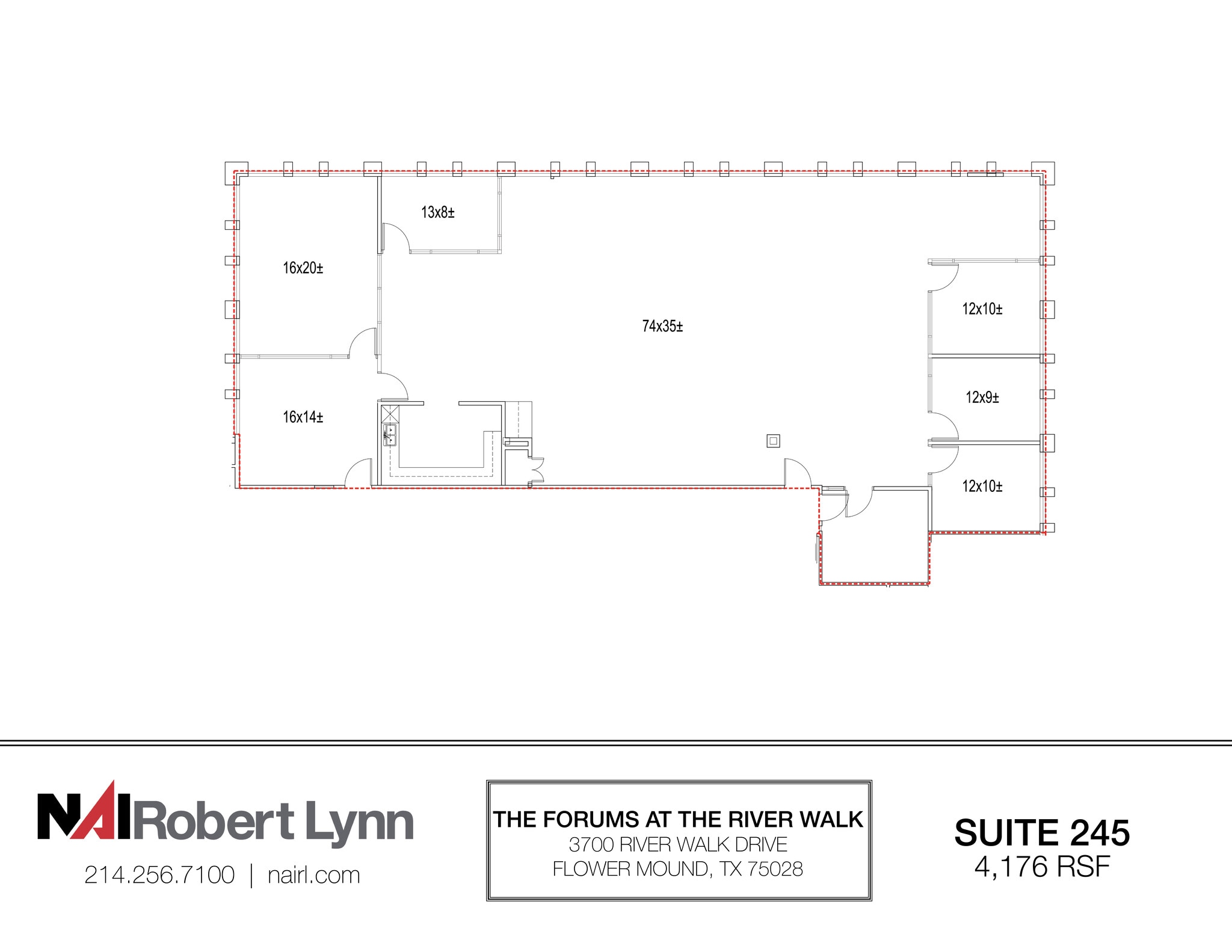 3700 River Walk Dr, Flower Mound, TX for lease Floor Plan- Image 1 of 1