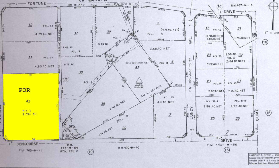 1863-1885 Concourse Dr, San Jose, CA for lease - Plat Map - Image 2 of 19