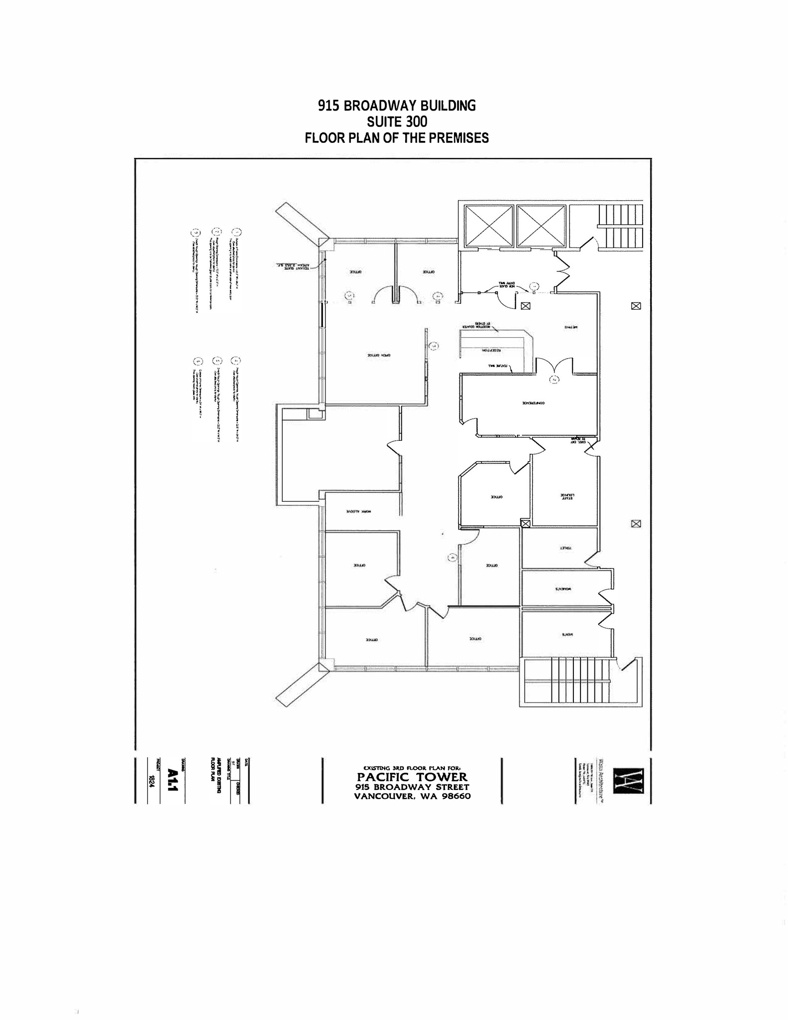 915 Broadway St, Vancouver, WA for lease Site Plan- Image 1 of 1