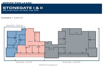 2813 S Hulen St, Fort Worth, TX for lease Floor Plan- Image 1 of 1