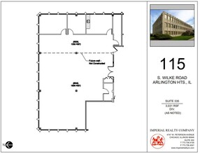 115 S Wilke Rd, Arlington Heights, IL for lease Floor Plan- Image 1 of 5