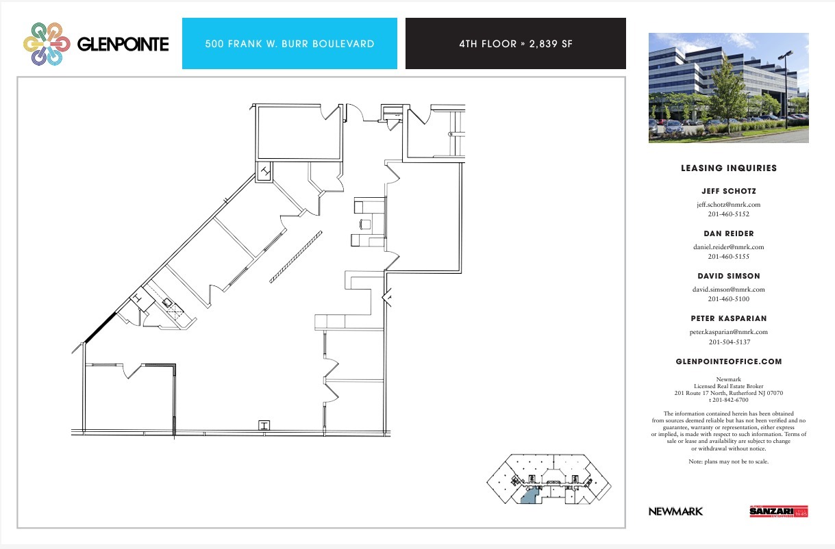 300-500 Frank W Burr Blvd, Teaneck, NJ for lease Floor Plan- Image 1 of 1