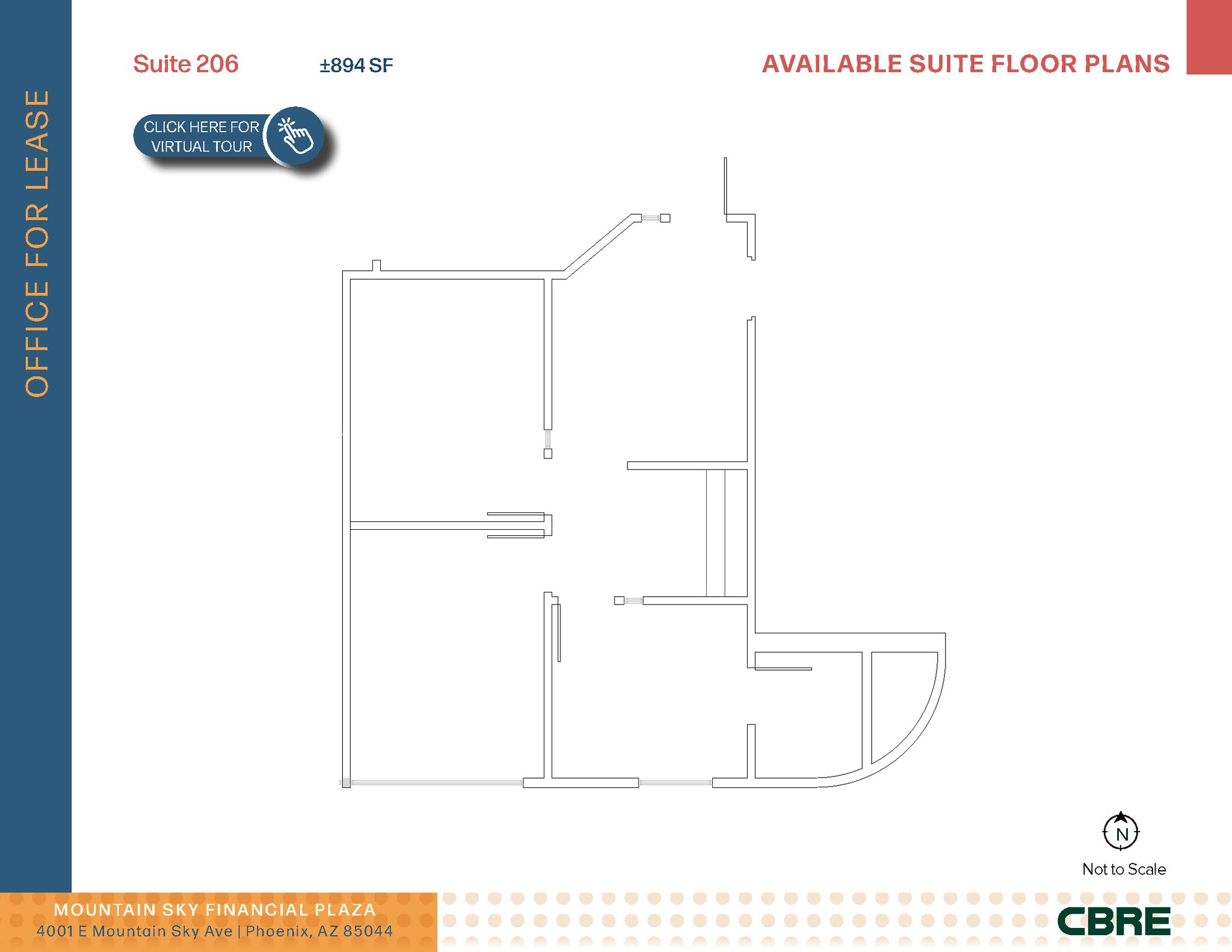 4001 E Mountain Sky Ave, Phoenix, AZ for lease Floor Plan- Image 1 of 7
