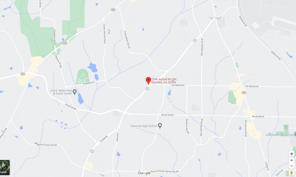 2096 Austell Rd Sw, Marietta, GA 30008 Office for Sale