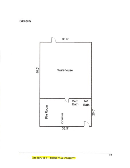 245 US-61, Natchez, MS for sale - Building Photo - Image 2 of 2