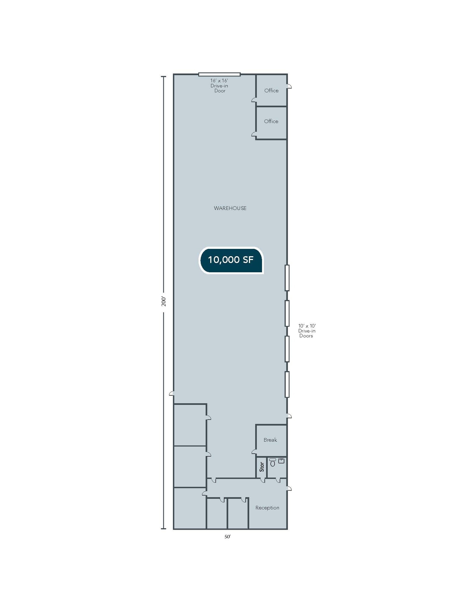 762 Park Ave, Youngsville, NC for lease Floor Plan- Image 1 of 5