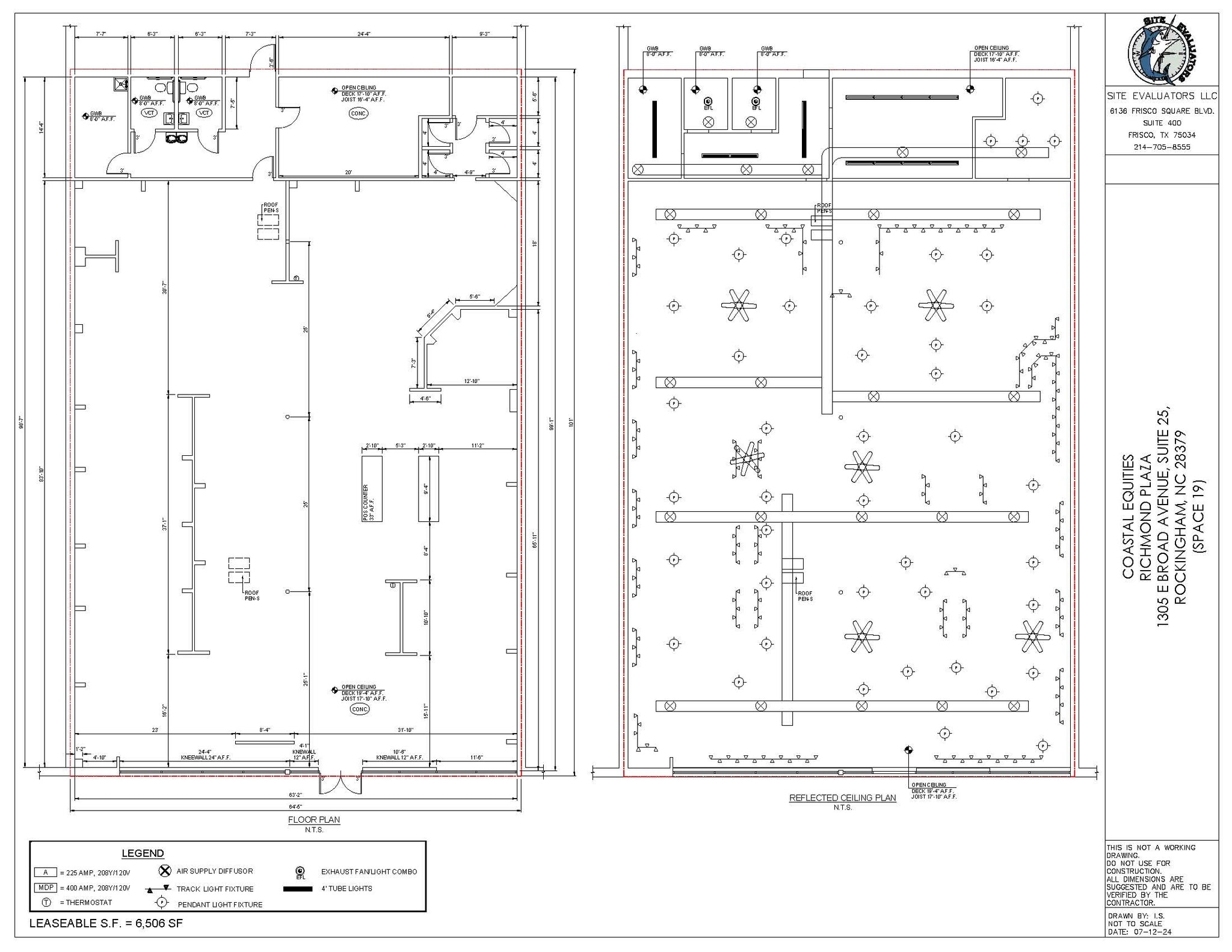 1305 E Broad Ave, Rockingham, NC for lease Floor Plan- Image 1 of 6
