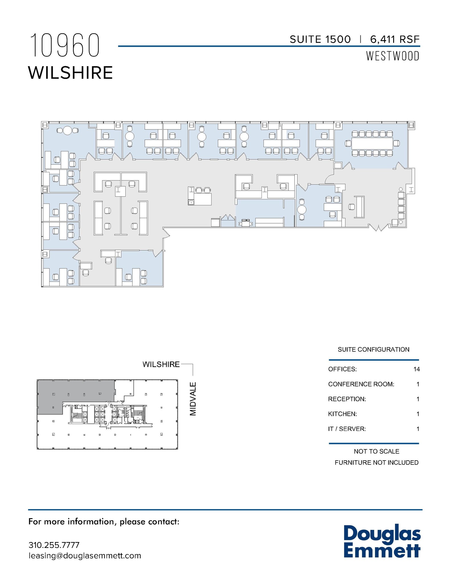 10960 Wilshire Blvd, Los Angeles, CA for lease Floor Plan- Image 1 of 1