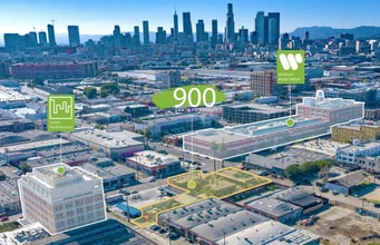 900 S Santa Fe Ave, Los Angeles, CA - AERIAL map view