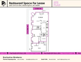 1529-1537 17th St NW, Washington, DC for lease Floor Plan- Image 1 of 1