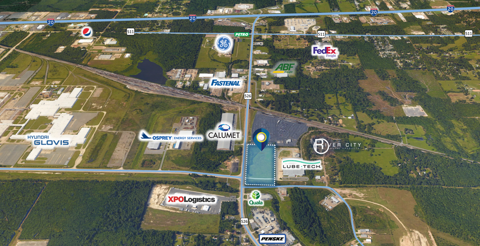 7601 W Bert Kouns Industrial Loop, Shreveport, LA for lease - Building Photo - Image 1 of 3