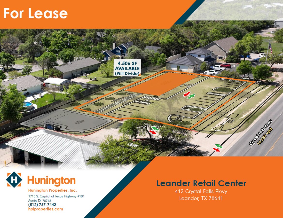 412 Crystal Falls Pkwy, Leander, TX 78641 Leander Retail Center