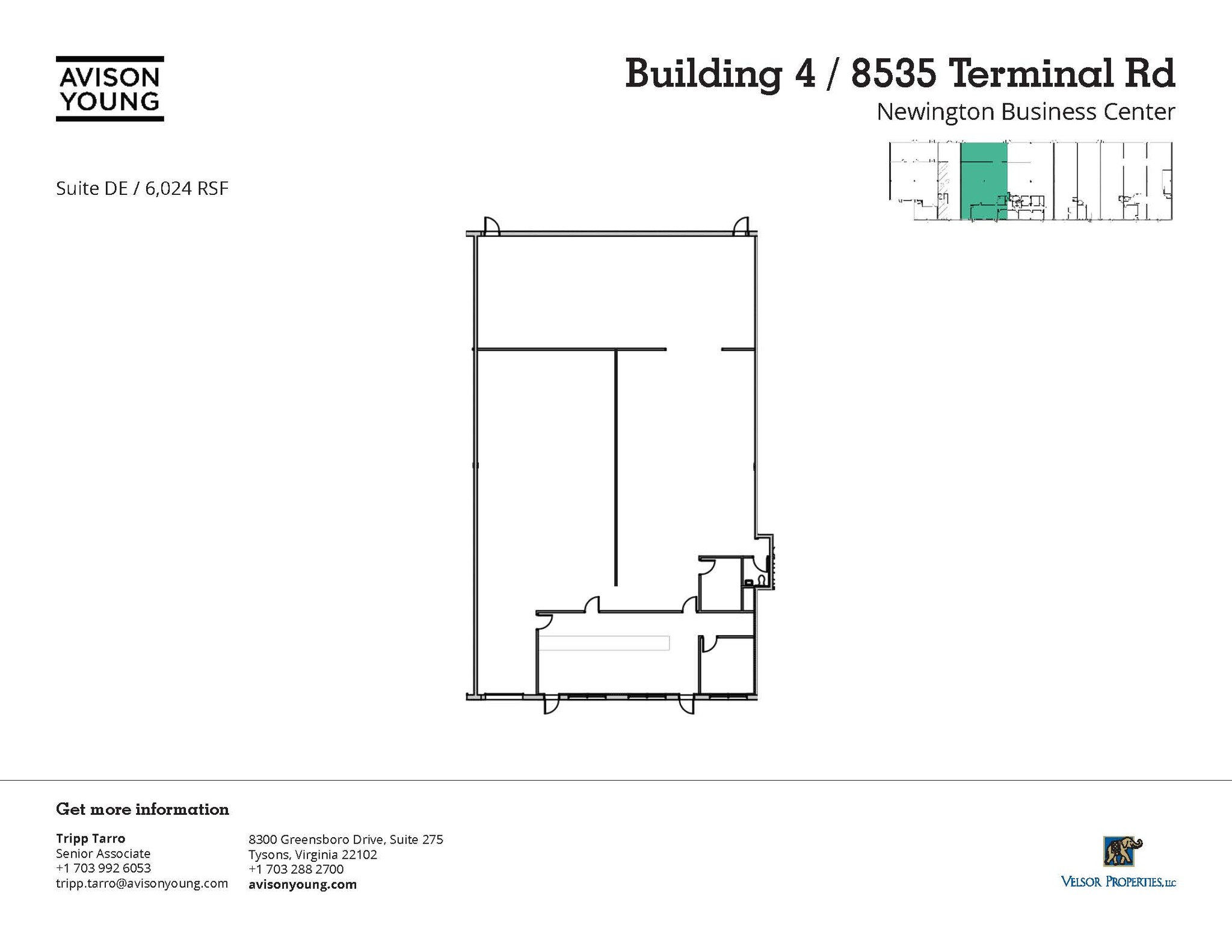 8536 Terminal Rd, Lorton, VA for lease Floor Plan- Image 1 of 1