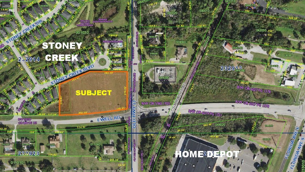 Old Hwy 37, Lakeland, FL 33811 3.35 AC Retail Site Old Hwy 37 & Ewell