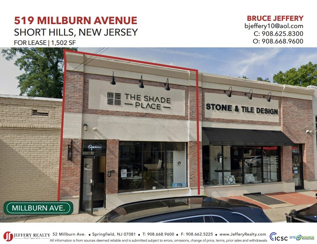 519 Millburn Ave, Short Hills, NJ for lease Building Photo- Image 1 of 2