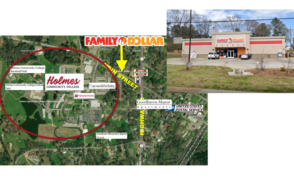 9563 Main St, Goodman, MS for sale - Aerial - Image 1 of 1