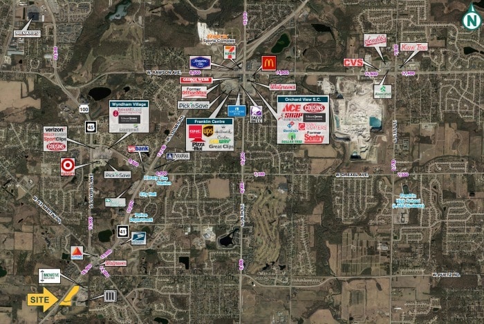 Franklin Wi Zoning Map S 102Nd St, Franklin, Wi 53132 - Marcus Showtime Theater Outlots | Loopnet