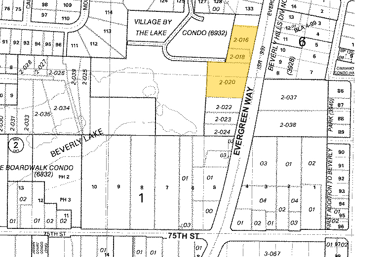 7202 Evergreen Way, Everett, WA for lease - Plat Map - Image 2 of 4