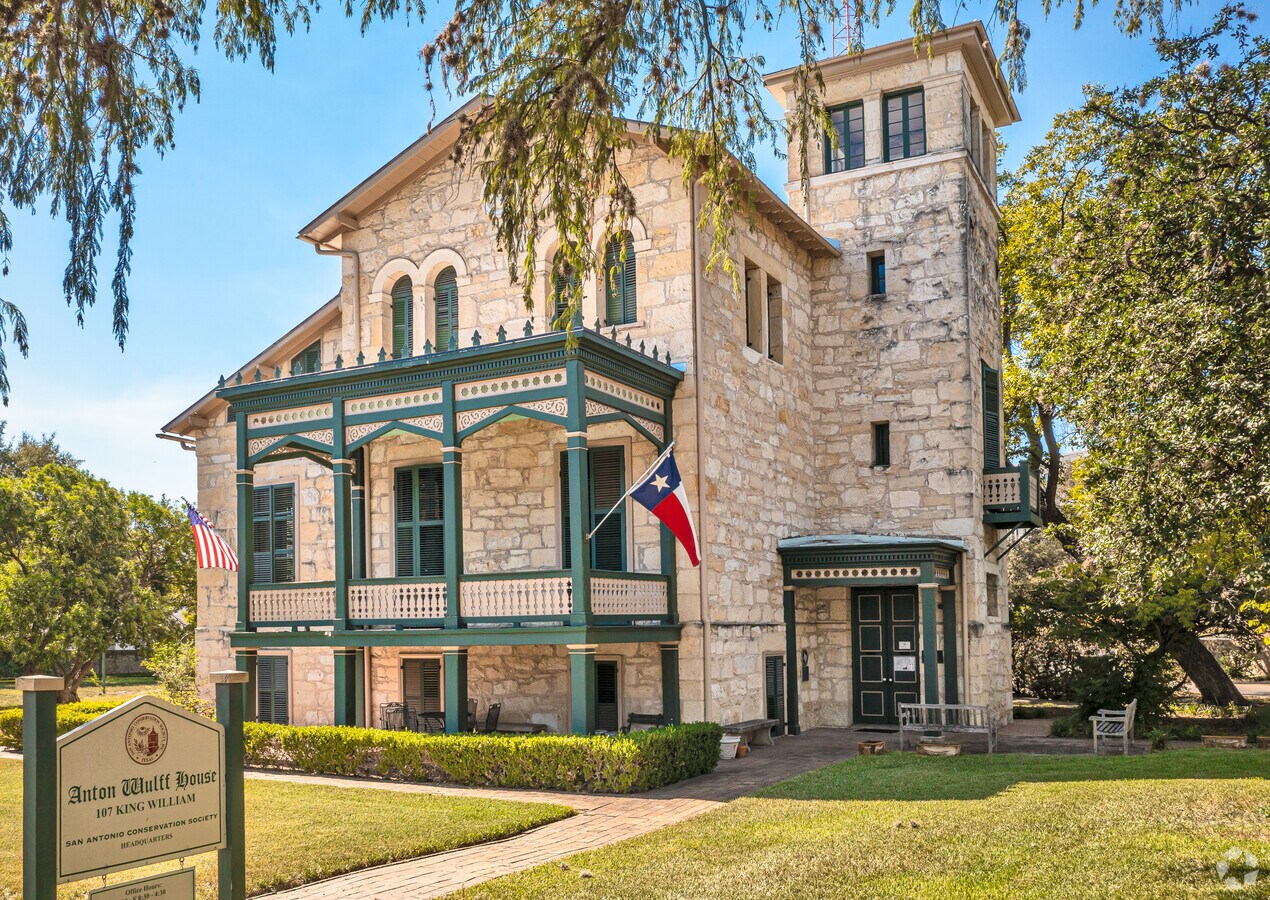 107 King William, San Antonio, TX 78204 The Wulff House