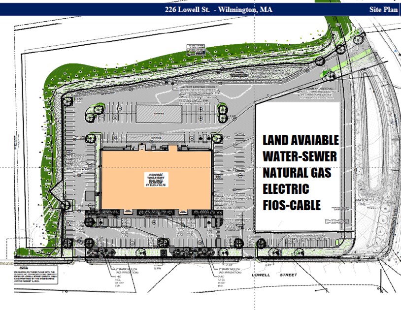 226 Lowell St, Wilmington, MA for sale Site Plan- Image 1 of 1