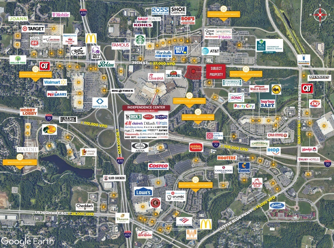 19301 E 39th St S, Independence, MO for sale Aerial- Image 1 of 1