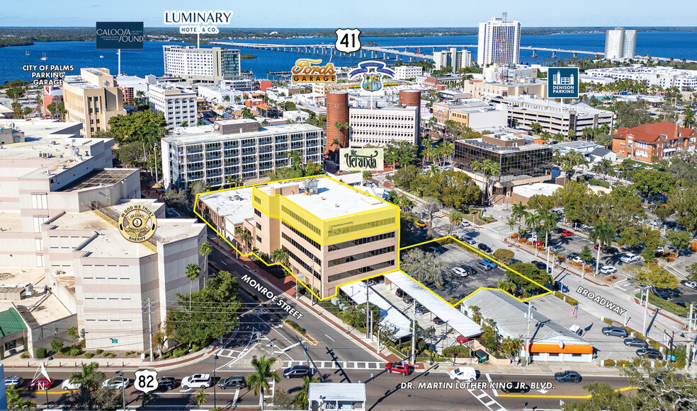 1715 Monroe St, Fort Myers, FL for lease - Aerial - Image 2 of 9