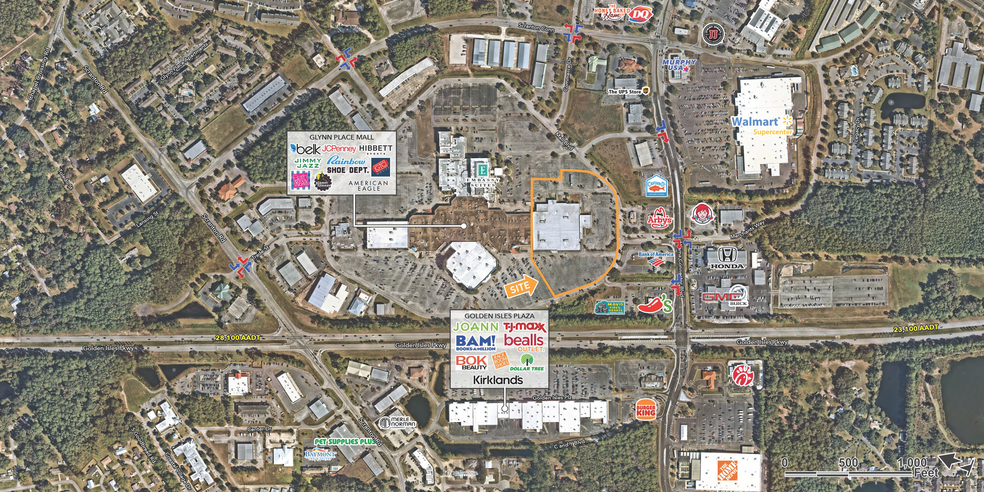 100 Mall Blvd, Brunswick, GA for lease - Building Photo - Image 1 of 2