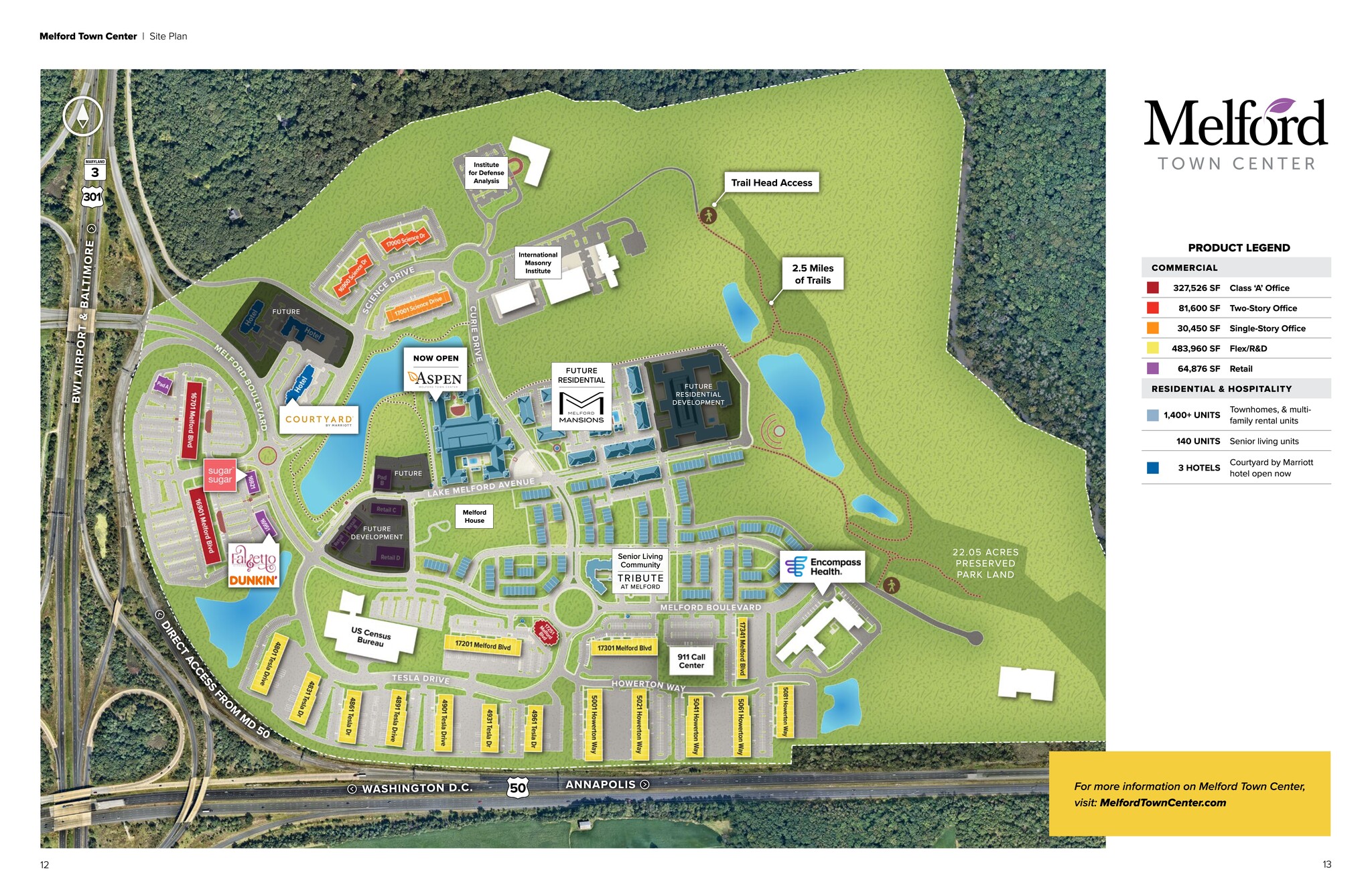 16901 Melford Blvd, Bowie, MD for lease Site Plan- Image 1 of 8